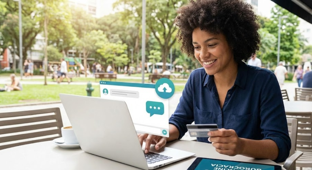 Atendimento online 100% sem burocracia